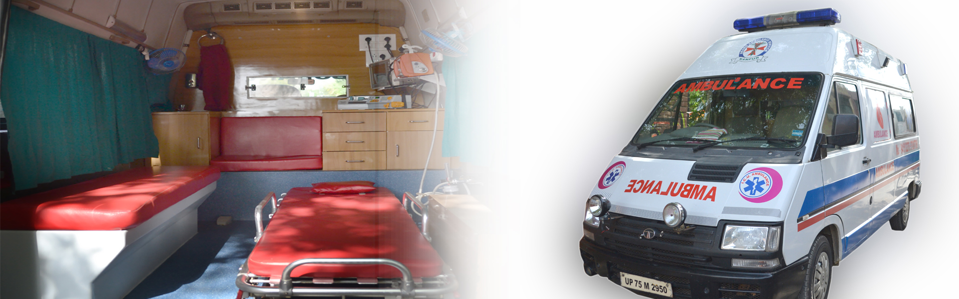 ICU ambulance service in Kanpur by Anand Ambulance Service